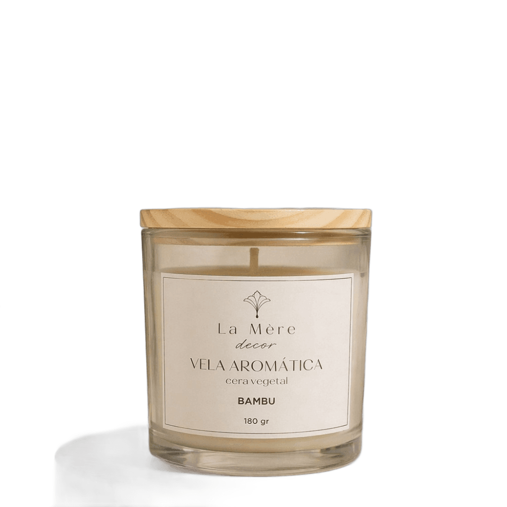 Vela Aromática Vidro 160g - Chá Branco - 1