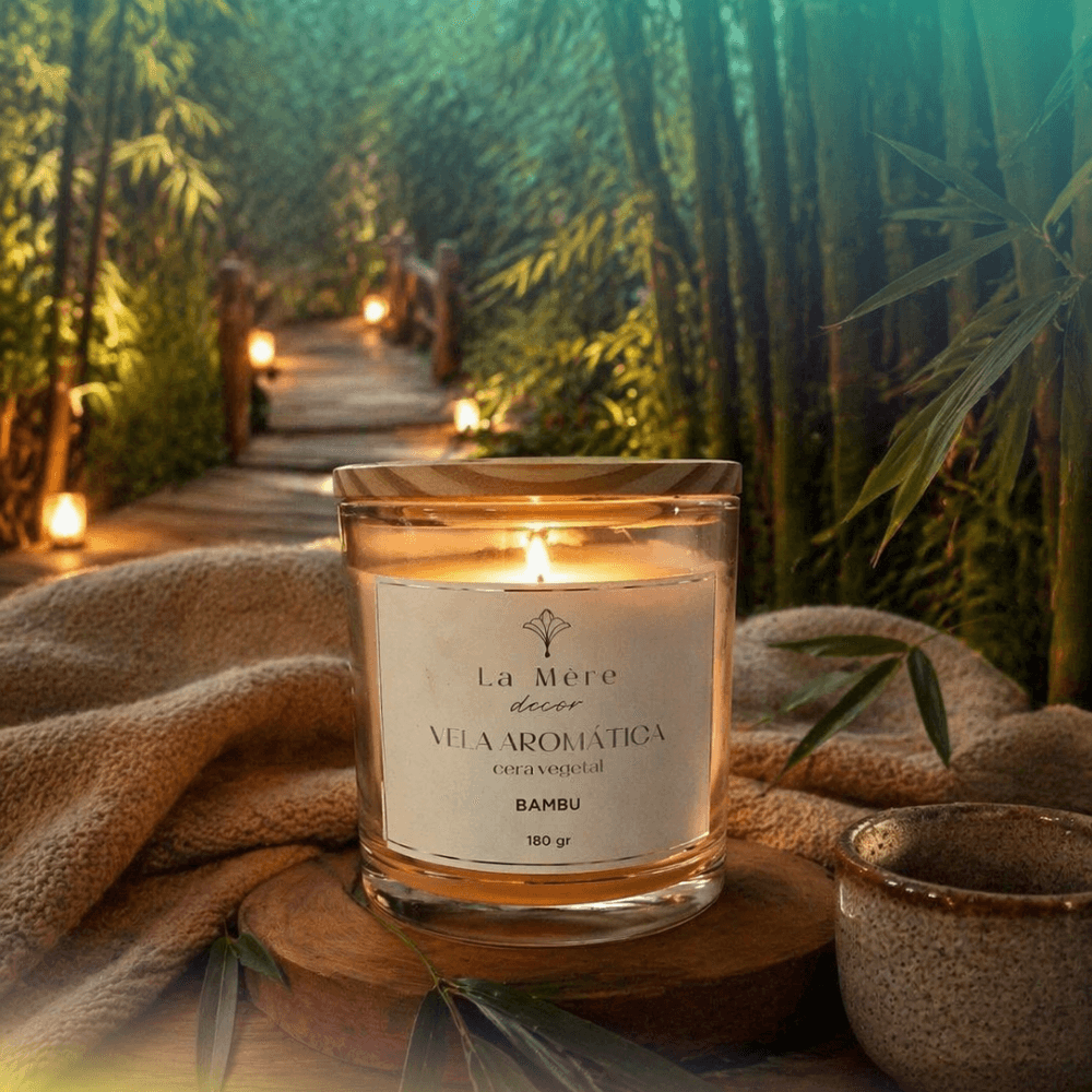 Vela Aromática Vidro 160g - Chá Branco - 5