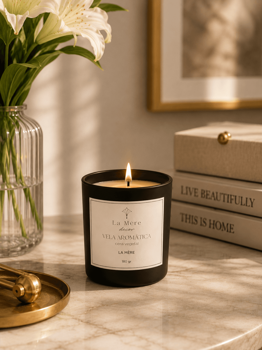 Vela Aromática Vidro 160g - Lavanda Francesa - 3